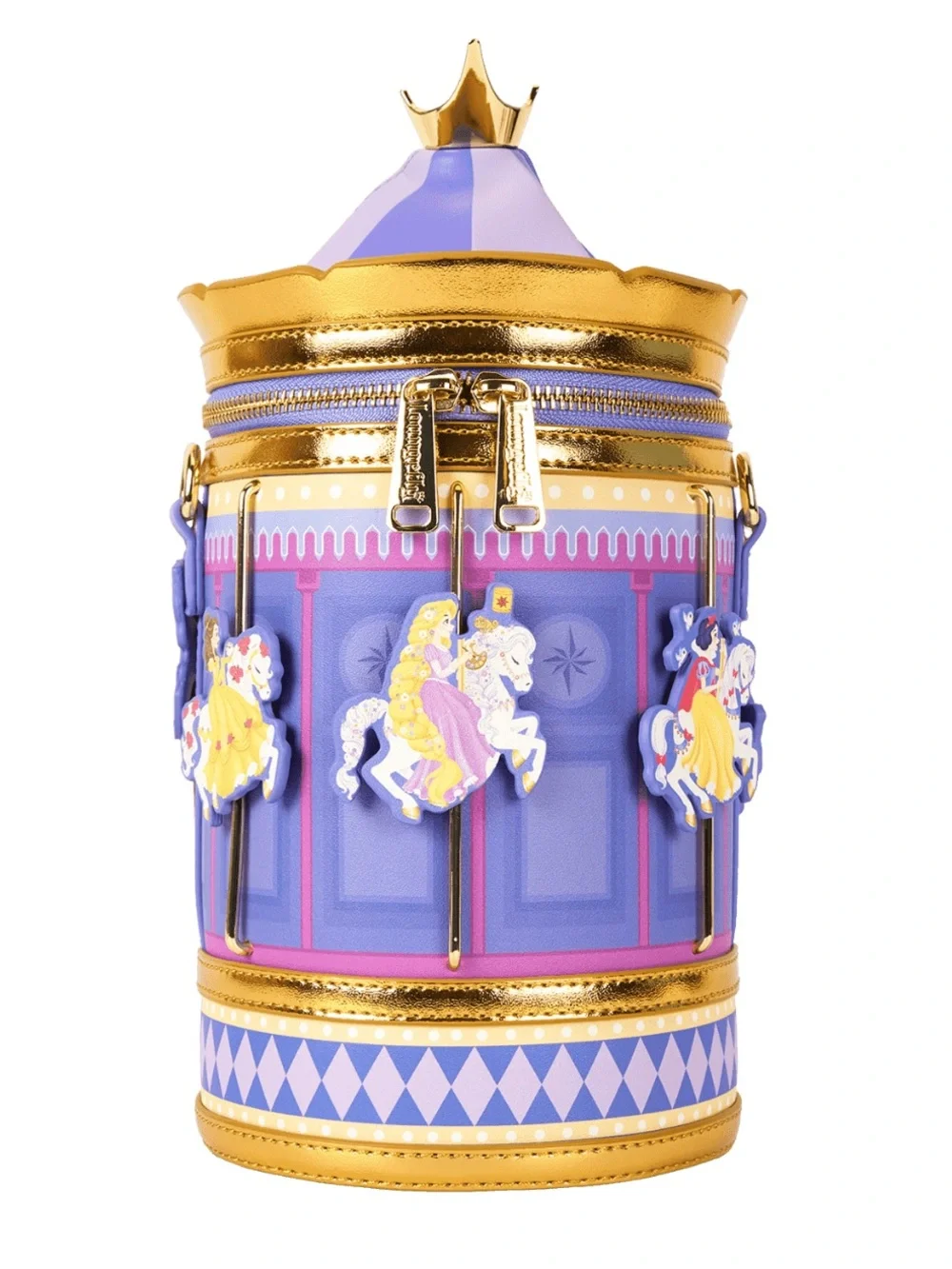 Loungefly Disney Princess Exelusive Carousel Figural Crossbody Bag
